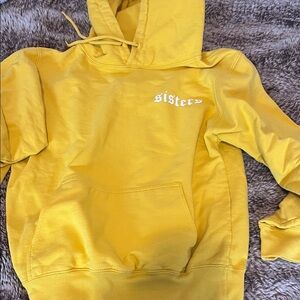 Yellow Hoodie Sweatshirt